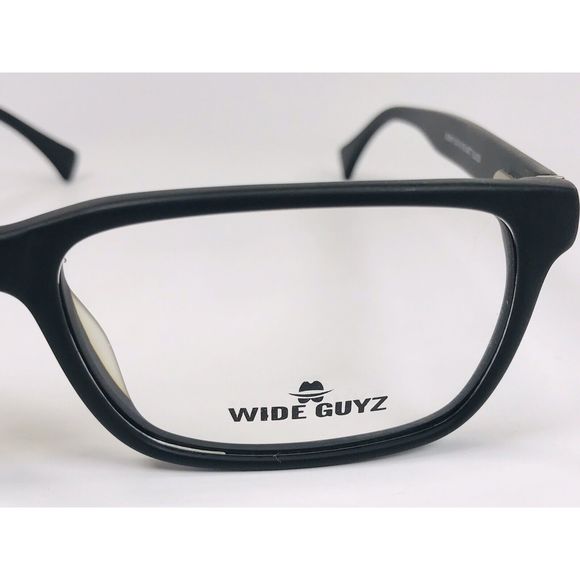 New Wide Guyz Matte Black SONNY Eyeglasses 58mm for The Stylish Large Man - Picture 8 of 11